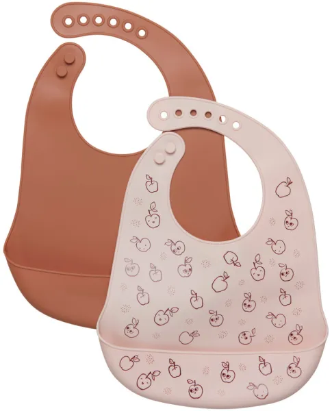 Silikoninen Ruokalappu (2-Pakkaus) - 596 - ONESIZE